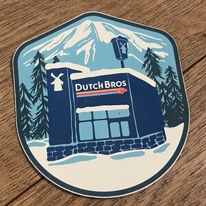 Dutch bros sticker - winter